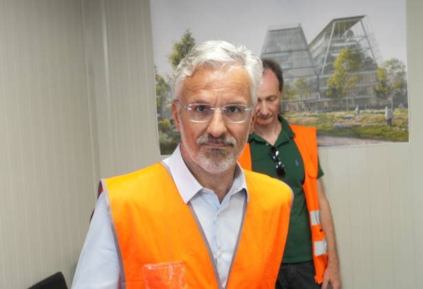 IPA86275202 - Milan, July 1, 2026: Press conference and site visit to assess the progress of construction on the BEIC Library (European Library of Information and Culture) with Stefano Parisi  Copyright: xDuilioxPiaggesix xDuilioxPiaggesix 86275202