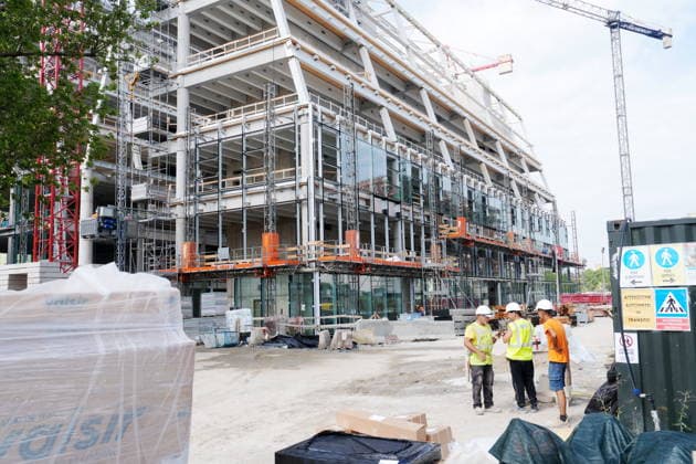 IPA86275222 - Milan, July 1, 2026: Press conference and site visit to assess the progress of construction on the Beic Library (European Library of Information and Culture)  Copyright: xDuilioxPiaggesix xDuilioxPiaggesix 86275222
