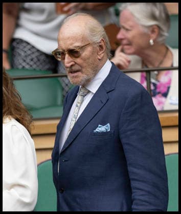 . 01 07 2026. London, United Kingdom. Actor Charles Dance in the Royal Box on day three of the Wimbledon Tennis Championships in London.  xStephenxLockx xi-Imagesx IIM-26874-0041