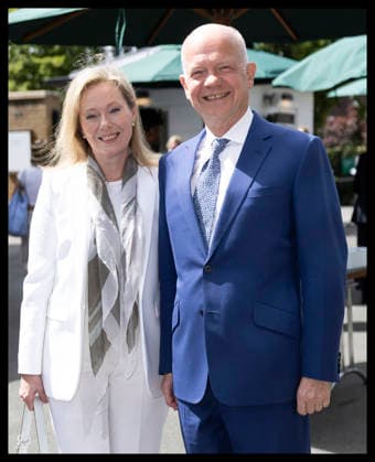 . 01 07 2026. London, United Kingdom. Former Conservative Party leader William Hague and his wife Ffion arriving on day three of the Wimbledon Tennis Championships in London.  xStephenxLockx xi-Imagesx IIM-26874-0049