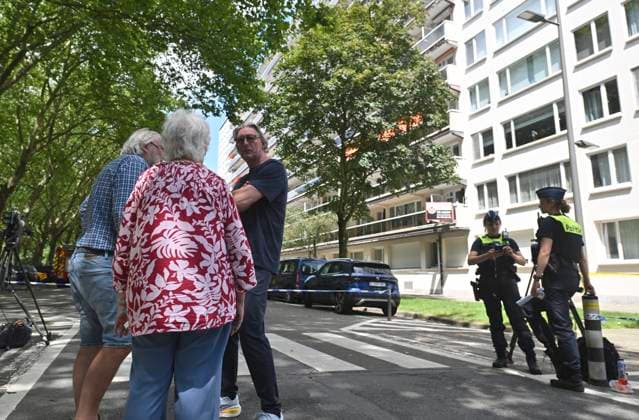 Appartmrent Building On Fire On The Left Bank ANTWERPEN, BELGIUM - JULY 01 : A major fire in a 10-story apartment building on the Left Bank in Antwerp has left several people dead and seriously injured..onJuly 1, 2026 in Antwerpen, Belgium, 01 07 2026 Antwerpen Belgium  Copyright: xBertxVanxDenxBrouckex