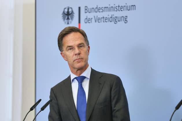 Berlin, Deutschland, 01.07.2026: Bundesverteidigungsministerium: Pressekonferenz nach Kabinettssitzung: Nato-Generalsekretär Mark Rutte *** Berlin, Germany, July 1, 2026 Federal Ministry of Defense Press Conference Following Cabinet Meeting NATO Secretary General Mark Rutte Copyright: xdtsxNachrichtenagenturx dts_125943