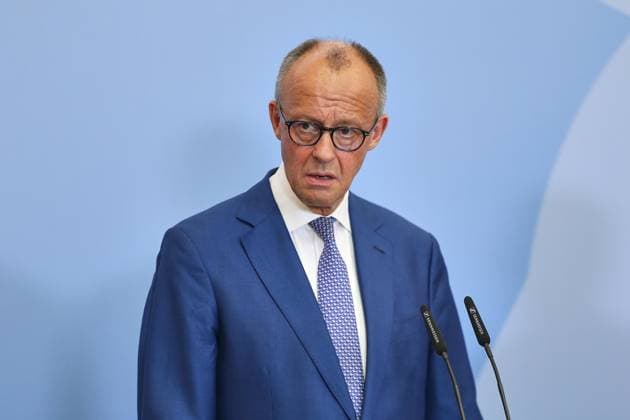 Berlin, Deutschland, 01.07.2026: Bundesverteidigungsministerium: Pressekonferenz nach Kabinettssitzung: Bundeskanzler Friedrich Merz (CDU) *** Berlin, Germany, July 1, 2026 Federal Ministry of Defense Press Conference Following the Cabinet Meeting Federal Chancellor Friedrich Merz, CDU Copyright: xdtsxNachrichtenagenturx dts_125947