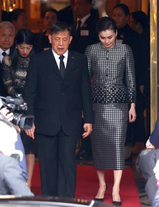 King Rama X of Thailand, Queen Suthida, and Princess Sirivannavari leaving hotel Le Meurice in Paris King Rama X of Thailand, Queen Suthida, and Princess Sirivannavari leaving hotel Le Meurice in Paris, France on July 1, 2026  Copyright: xDidierxFereyx