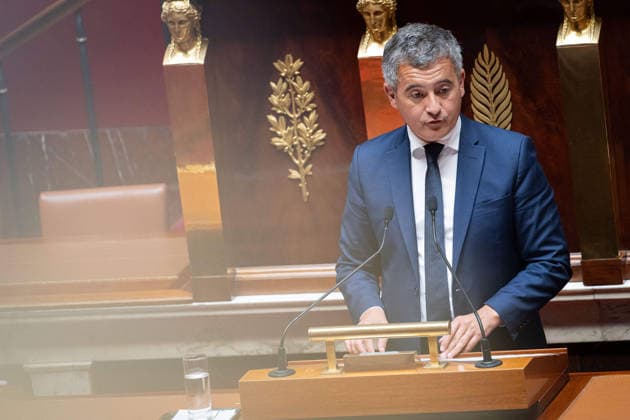 Examination of a bill aimed at ensuring every child s right to a lawyer - Paris AJ French Minister of Justice Gerald Darmanin speaks during the examination of a bill aimed at ensuring every child s right to a lawyer in the context of educational assistance and child protection measures at the National Assembly, French Parliament lower house, in Paris, France on July 1, 2026. Photo by Alexis Jumeau ABACAPRESS.COM Paris France  Copyright: xJumeauxAlexis ABACAx