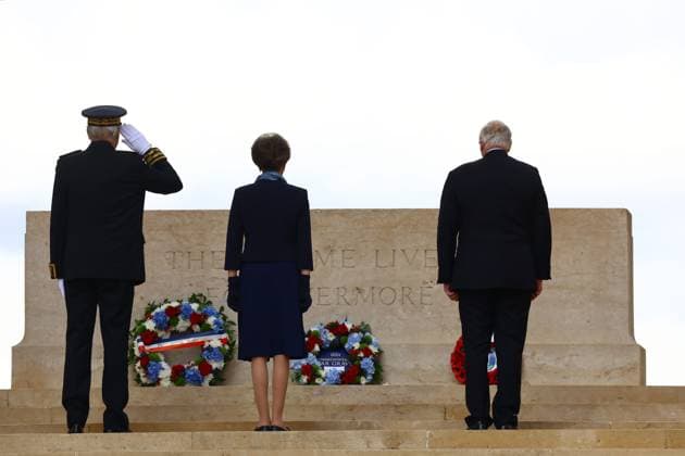 110th Anniversary of the Battle of the Somme PHOTOPQR LE COURRIER PICARD Fred Haslin Thiepval July 1, 2026 July 1, 26 Commemoration ceremony marking the 110th anniversary of the Battle of the Somme at the Thiepval Memorial, Thiepval, World War I. Princess Anne of the United Kingdom. Photo by Fred Haslin. Ceremony marking the 110th anniversary of the Battle of the Somme at the Thiepval Memorial, World War I, on July 1, 2026. Local Caption Thiepval 80, France  Copyright: xPHOTOPQR LExCOURRIERxPICARD MAXPxFredxHaslinx 20260701LCP8874 20260701LCP8874