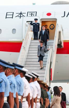 RECORD DATE NOT STATED Japan Prime Minister Sanae Takaichi arrives for her official visit New Delhi, Jul 01 (ANI): Japan Prime Minister Sanae Takaichi arrives for her official visit, in New Delhi on Wednesday. (@takaichi_sanae X ANI Photo) New Delhi Delhi India Copyright: xANIx ANI_20260701458