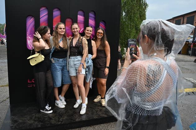 The 12th annual Beats for Love 2026 electronic dance music festival starts at the Lower Area of Vitkovice, in Ostrava, Czech Republic, on rainy day, July 1st, 2026. (CTKxPhoto JaroslavxOzana) CTKPhotoP2026070108717  CTKPhotoP2026070108717