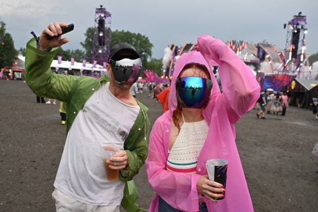 The 12th annual Beats for Love 2026 electronic dance music festival starts at the Lower Area of Vitkovice, in Ostrava, Czech Republic, on rainy day, July 1st, 2026. (CTKxPhoto JaroslavxOzana) CTKPhotoP2026070108781  CTKPhotoP2026070108781