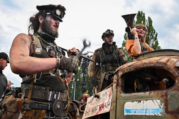 The 12th annual Beats for Love 2026 electronic dance music festival starts at the Lower Area of Vitkovice, in Ostrava, Czech Republic, on rainy day, July 1st, 2026. (CTKxPhoto JaroslavxOzana) CTKPhotoP2026070110139  CTKPhotoP2026070110139