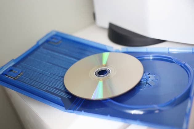 PlayStation Physical Disc Photo Illustrations GTA V physical disc is seen in this illustration photo taken in Krakow, Poland on July 1, 2026. Krakow Poland  Copyright: xJakubxPorzyckix originalFilename: porzycki-playstat260701_npS2E.jpg