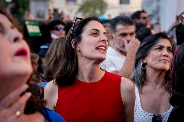 MADO 2026 Opening Address: Rita Maestre, spokesperson for Más Madrid on the City Council, during the opening address for Madrid Pride 2026 (MADO 2026) in Pedro Zerolo Square on July 1, 2026, in Madrid, Spain. The official opening will once again be led by La Plexy, a familiar face on Madrid’s nightlife scene. Alongside the master of ceremonies, the LGBTI film festival opening address will be hosted by Cayetana Guillén Cuervo, while Kany García will serve as the opening speaker for Latino Pride on July 1, 2026, in Madrid, Spain.  Copyright: xA.xPÃ rezxMecax 7636942