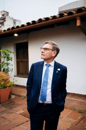 Johann Wadephul (CDU), Bundesaussenminister, aufgenommen in Asuncion, 30.06.2026. Fotografiert im Auftrag des Auswaertigen Amtes (AA) Asuncion Paraguay *** Johann Wadephul, CDU, Federal Minister of Foreign Affairs, photographed in Asunción on June 30, 2026. Photographed on behalf of the Federal Foreign Office (AA) in Asunción, Paraguay. Copyright: xFelixxZahnx