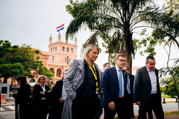 Johann Wadephul (CDU), Bundesaussenminister, aufgenommen in Asuncion, 30.06.2026. Fotografiert im Auftrag des Auswaertigen Amtes (AA) Asuncion Paraguay *** Johann Wadephul, CDU, Federal Minister of Foreign Affairs, photographed in Asunción on June 30, 2026. Photographed on behalf of the Federal Foreign Office (AA) in Asunción, Paraguay. Copyright: xFelixxZahnx