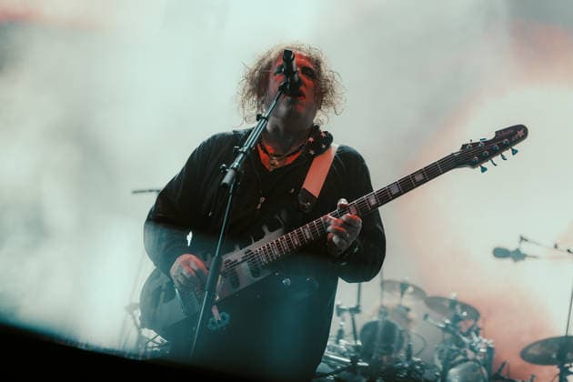 The Cure live at Roskilde Festival 2026 Roskilde, Denmark. 01st, July 2026. The English rock band The Cure performs a live concert during the Danish music festival Roskilde Festival 2026 in Roskilde. Here singer, songwriter and musician Robert Smith is seen live on stage. Denmark, Roskilde  Copyright: xGonzalesxPhoto MathiasxKristensenx
