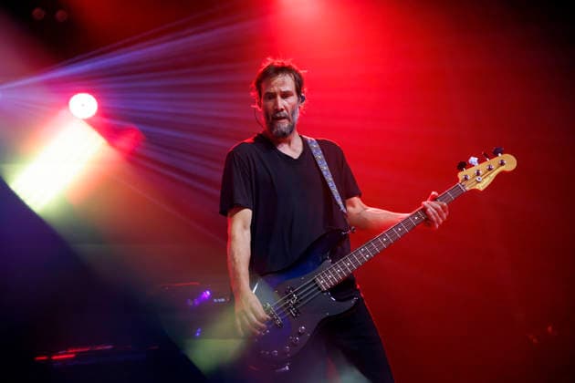 Bassist und Schauspieler Keanu Reeves von der Band Dogstar bei ihrem Konzert im Carlswerk Victoria. Köln, 01.07.2026 NRW Deutschland *** Bassist and actor Keanu Reeves of the band Dogstar at their concert at Carlswerk Victoria in Cologne, July 1, 2026, North Rhine-Westphalia, Germany Copyright: xChristophxHardtx