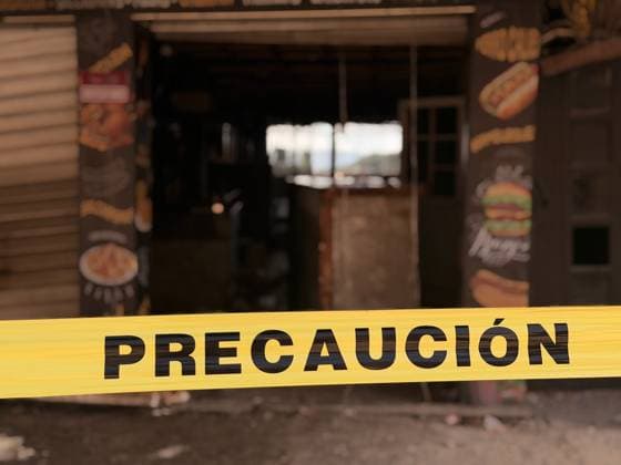 Debris removal after earthquake in Caracas CARACAS, VENEZUELA - JULY 01: A view of a Caution tape restricts access to a restaurant affected by the earthquake as local authorities have cordoned off structures at risk of collapse to protect passersby in Caracas, Venezuela, on July 01, 2026. Julio Urribarri Anadolu Caracas Venezuela. Editorial use only. Please get in touch for any other usage.  Copyright: x2026xAnadoluxJulioxUrribarrix