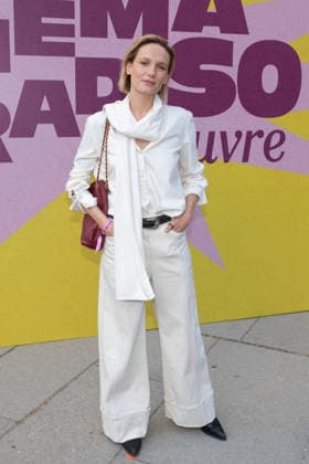 6th Cinéma Paradiso Louvre x MK2 Ana Girardot attends the 6th Cinéma Paradiso Louvre x MK2 at Le Louvre on July 01, 2026 in Paris, France. Photo by Nasser Berzane ABACAPRESS.COM Paris France  Copyright: xBerzanexNasser ABACAx