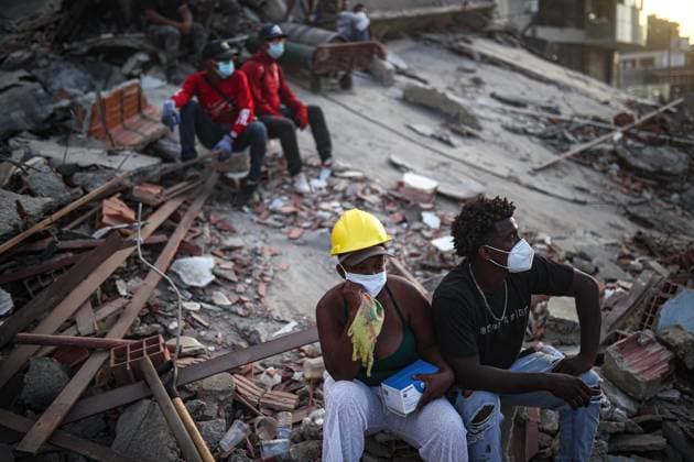 Coastal neighborhoods left in ruins after Venezuela earthquakes LA GUAIRA, VENEZUELA - JULY 2: A view of widespread destruction in the Caraballeda and Caribe coastal neighborhoods of La Guaira, Venezuela, following the recent earthquakes on July 2, 2026. Among the areas hardest hit by the earthquakes, the popular seaside neighborhoods of Caraballeda and Caribe were left in ruins, with extensive damage visible across the affected communities. Cem Tekkesinoglu Anadolu La Guaira Venezuela. Editorial use only. Please get in touch for any other usage.  Copyright: x2026xAnadoluxCemxTekkesinoglux