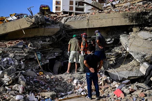 Devastation in La Guaira s coastal neighborhoods after Venezuela earthquakes LA GUAIRA, VENEZUELA - JULY 2: A general view shows the popular coastal neighborhoods of Carabellada and Caribe, once favorites among vacationers, turned into piles of rubble in La Guaira, the city most affected by the earthquakes in Venezuela, revealing the true horror of the disaster on July 2, 2026. Cem Tekkesinoglu Anadolu La Guaira Venezuela. Editorial use only. Please get in touch for any other usage.  Copyright: x2026xAnadoluxCemxTekkesinoglux
