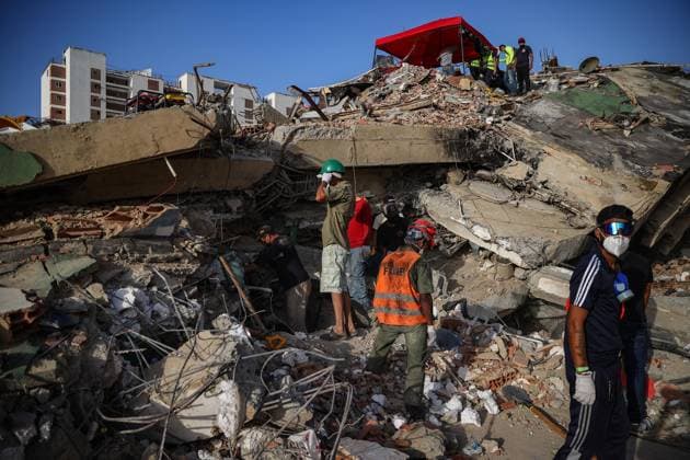 Devastation in La Guaira s coastal neighborhoods after Venezuela earthquakes LA GUAIRA, VENEZUELA - JULY 2: A general view shows the popular coastal neighborhoods of Carabellada and Caribe, once favorites among vacationers, turned into piles of rubble in La Guaira, the city most affected by the earthquakes in Venezuela, revealing the true horror of the disaster on July 2, 2026. Cem Tekkesinoglu Anadolu La Guaira Venezuela. Editorial use only. Please get in touch for any other usage.  Copyright: x2026xAnadoluxCemxTekkesinoglux