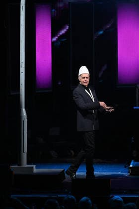 Pet Shop Boys Performs At Concert - Paris Neil Tennant of Pet Shop Boys performs at the Zenith in Paris, France on July 1, 2026. Photo by Christophe Meng ABACAPRESS.COM Paris France  Copyright: xMengxChristophe ABACAx