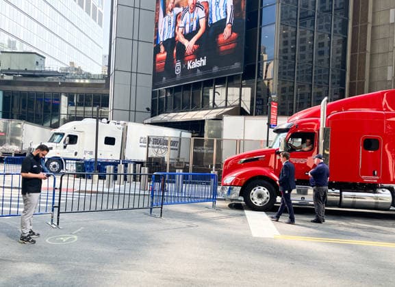Trucks spotted outside Madison Square Gardens in preparations for Taylor Swift wedding Featuring: Taylor Swift Wedding Preparations at MSG Where: New York, New York, United States When: 01 Jul 2026 Credit: Janet Mayer INSTARimages.com EDITORIAL USE ONLY. NOT FOR USE BY NEWSPAPERS BASED IN THE UK. Copyright: xx instar55823151