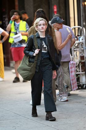 Julia Garner seen filming High Stakes in New York City Featuring: Julia Garner Where: New York City, New York, United States When: 01 Jul 2026 Credit: Elder Ordonez INSTARimages EDITORIAL USE ONLY. NOT FOR USE BY NEWSPAPERS BASED IN THE UK. Copyright: xx instar55823167