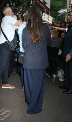 Anne Hathaway leaving press tour for The Odyssey Featuring: Anne Hathaway Where: New York City, New York, United States When: 01 Jul 2026 Credit: Roger Wong INSTARimages EDITORIAL USE ONLY. NOT FOR USE BY NEWSPAPERS BASED IN THE UK. Copyright: xx instar55823384