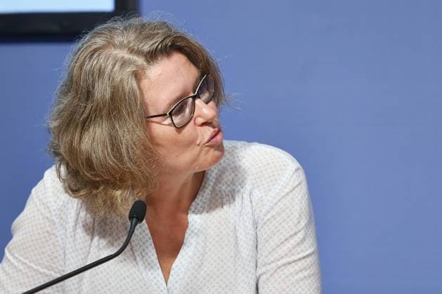 Berlin, Deutschland, 02.07.2026: Haus der Bundespressekonferenz: PK: IKK gesund plus und die IKK Brandenburg und Berlin zur Fusion und den Strukturfragen der GKV von morgen - Steht die GKV vor einer neuen Konsolidierungsphase? : Grit Matthes, Pressesprecherin IKK *** Berlin, Germany, July 2, 2026, Federal Press Conference Center: IKK gesund plus and IKK Brandenburg and Berlin Discuss the Merger and Structural Issues Facing the Statutory Health Insurance System of Tomorrow—Is the Statutory Health Insurance System Facing a New Phase of Consolidation? Grit Matthes, IKK Press Spokesperson Copyright: xdtsxNachrichtenagenturx dts_126048
