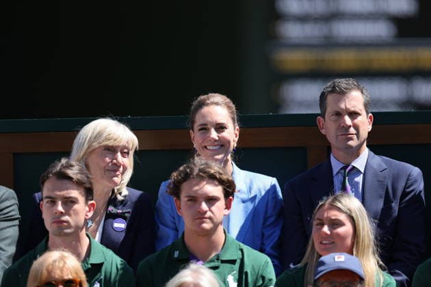 . 02 07 2026. London, United Kingdom. Kate Middleton, the Princess of Wales, during day four of the Wimbledon Tennis Championships in London.  xStephenxLockx xi-Imagesx IIM-26878-0009