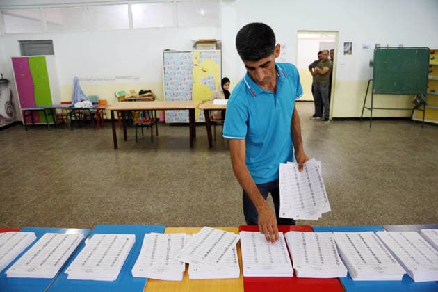 2026 Legislative Elections in Algeria: Voting in the legislative elections in Algiers, Algeria, on July 2, 2026. The electorate, including the diaspora, numbers 24,727,041 registered voters. These elections will determine the 407 members of the 10th legislature of theNational People’s Assembly (APN), whose term will be five years. Photo by Billel Bensalem, APP, Algiers, Algeria Copyright: xAlgÃ riexPressexPhotosxBillelxBensalemx xAPPx IMG_5218