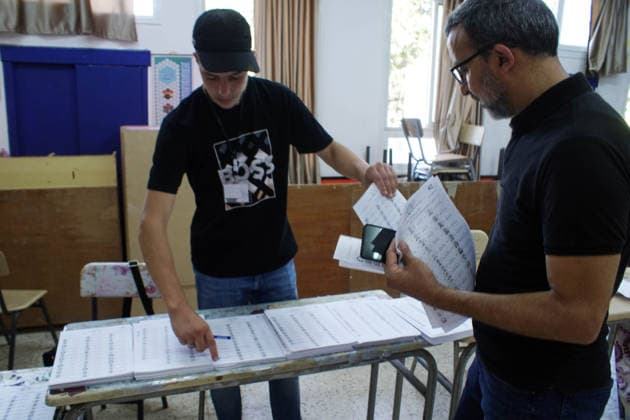 2026 Legislative Elections in Algeria: Voting in the legislative elections in Algiers, Algeria, on July 2, 2026. The electorate, including the diaspora, numbers 24,727,041 registered voters. These elections will determine the 407 members of the 10th legislature of theNational People’s Assembly (APN), whose term will be five years. Photo by Karim Djaoui, APP, Algiers, Algeria Copyright: xAlgÃ riexPressexPhotosxKarimxdjaouix xAPPx DSC06828.jpeg
