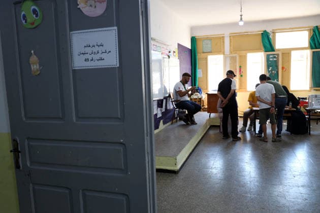 2026 Legislative Elections in Algeria: Voting in the legislative elections in Algiers, Algeria, on July 2, 2026. The electorate, including the diaspora, numbers 24,727,041 registered voters. These elections will determine the 407 members of the 10th legislature of theNational People’s Assembly (APN), whose term will be five years. Photo by Billel Bensalem, APP, Algiers, Algeria Copyright: xAlgÃ riexPressexPhotosxBillelxBensalemx xAPPx IMG_5301