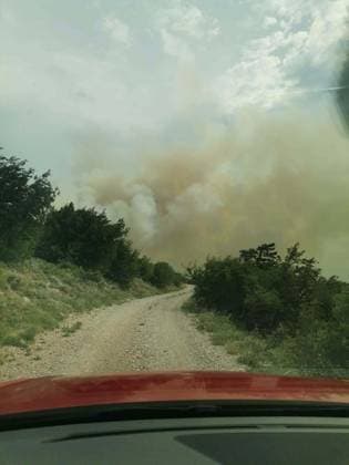 Wildfire breaks out near Senj in Croatia SENJ, CROATIA - JULY 2: (----EDITORIAL USE ONLY - MANDATORY CREDIT - CROATIAN FIREFIGHTING ASSOCIATION HANDOUT - NO MARKETING NO ADVERTISING CAMPAIGNS - DISTRIBUTED AS A SERVICE TO CLIENTS----) A view of a wildfire burning near the town of Senj, Croatia, on July 2, 2026. A wildfire broke out in an open area near Senj at 1:11 p.m. local time, prompting a large-scale firefighting response. Firefighting operations involved two CL-415 water bomber aircraft and 29 firefighters with nine fire engines from the Senj Public Fire Department and the volunteer fire departments of Sveti Juraj, Brinje, Senj and Krasno. The fire is burning grassland and Mediterranean scrub vegetation, while the total area affec  Copyright: x2026xAnadoluxCroatianxFirefightingxAssociationx