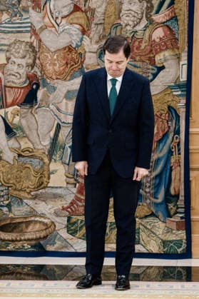 The King Grants an Audience to Alfonso Fernández Manueco The president of the Regional Government of Castile and León, Alfonso Fernández Manueco, during an audience with King Felipe VI at the Zarzuela Palace on July 2, 2026, in Madrid, Spain. The audience takes place following the recent reelection of Alfonso Fernández Manueco as president of the Regional Government of Castile and León. JULY 2, 2026 Carlos Lujá Madrid, Madrid, Spain  Copyright: xCarlosxLujanx 7637949