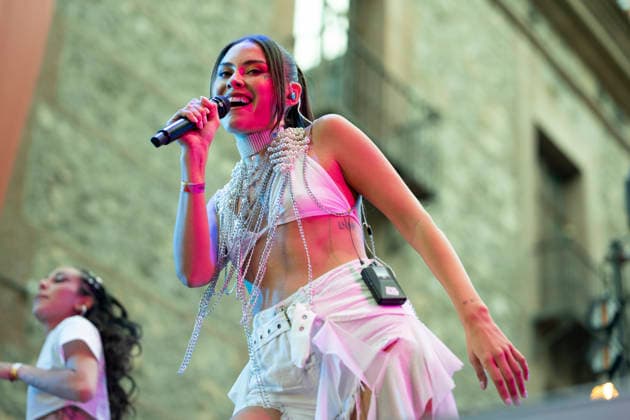 July 2, 2026, Madrid, Spain: The singer Klimax Nos performs during the MADO 2026 Festival, in the Plaza de las Reinas in Madrid. Madrid Spain - ZUMAs197 20260702_aaa_s197_074 Copyright: xAtilanoxGarciax