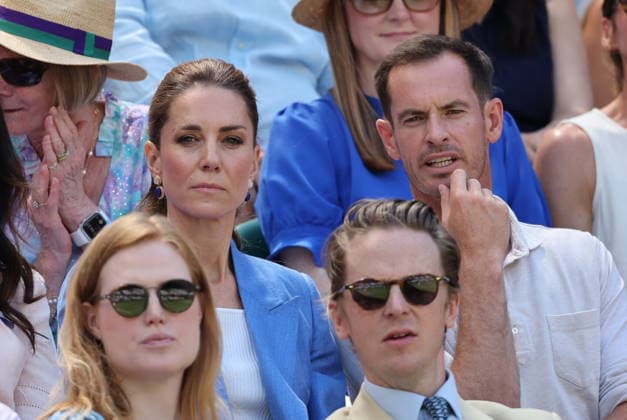 . 02 07 2026. London, United Kingdom. Kate Middleton, the Princess of Wales , watching the Katie Swan match on Court One on day four of the Wimbledon Tennis Championships in London.  xStephenxLockx xi-Imagesx IIM-26878-0030