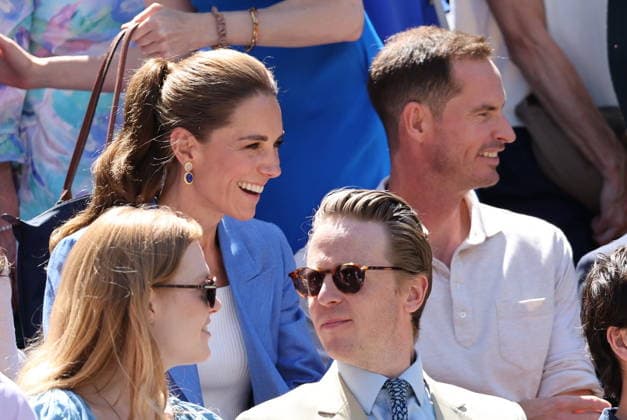. 02 07 2026. London, United Kingdom. Kate Middleton, the Princess of Wales , watching the Katie Swan match on Court One on day four of the Wimbledon Tennis Championships in London.  xStephenxLockx xi-Imagesx IIM-26878-0031