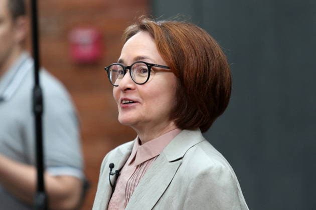 Elvira Nabiullina, Governor Bank of Russia at the The new stage of the Alexandrinsky Theater in St. Petersburg, Russia. 02 07 2026 MaksimxKonstantinov