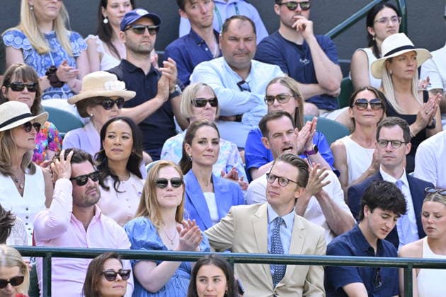 Tennis - Wimbledon 2026 - ITF - The Championships - 02 06 2026 - Tennis - Wimbledon 2026 - ITF - The Championships - 02 06 2026 - Kate Princesse de Galles assiste au match sur le court numero 1 en compagnie d Andy Murray - Amgleterre London Copyright: xChryslenexCaillaud Psnewzx