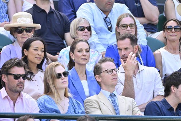 Tennis - Wimbledon 2026 - ITF - The Championships - 02 06 2026 - Tennis - Wimbledon 2026 - ITF - The Championships - 02 06 2026 - Kate Princesse de Galles assiste au match sur le court numero 1 en compagnie d Andy Murray - Amgleterre London Copyright: xChryslenexCaillaud Psnewzx