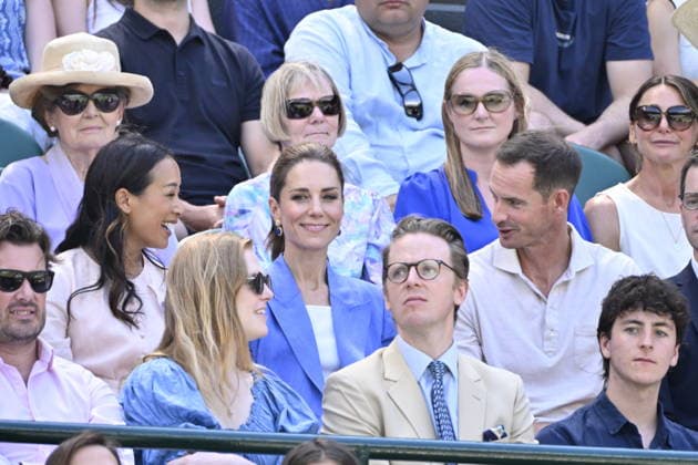 Tennis - Wimbledon 2026 - ITF - The Championships - 02 06 2026 - Tennis - Wimbledon 2026 - ITF - The Championships - 02 06 2026 - Kate Princesse de Galles assiste au match sur le court numero 1 en compagnie d Andy Murray - Amgleterre London Copyright: xChryslenexCaillaud Psnewzx