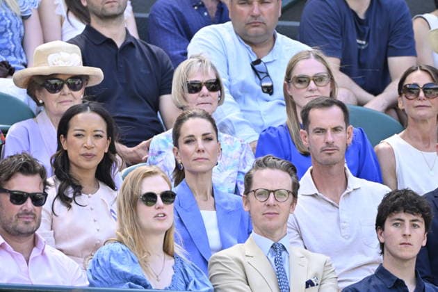 Tennis - Wimbledon 2026 - ITF - The Championships - 02 06 2026 - Tennis - Wimbledon 2026 - ITF - The Championships - 02 06 2026 - Kate Princesse de Galles assiste au match sur le court numero 1 en compagnie d Andy Murray - Amgleterre London  Copyright: xChryslenexCaillaud Psnewzx