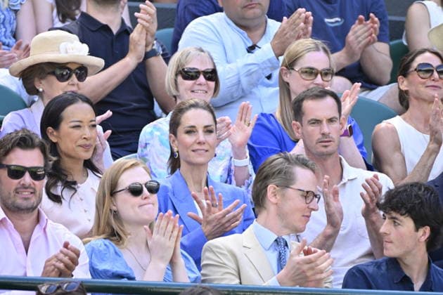 Tennis - Wimbledon 2026 - ITF - The Championships - 02 06 2026 - Tennis - Wimbledon 2026 - ITF - The Championships - 02 06 2026 - Kate Princesse de Galles assiste au match sur le court numero 1 en compagnie d Andy Murray - Amgleterre London  Copyright: xChryslenexCaillaud Psnewzx