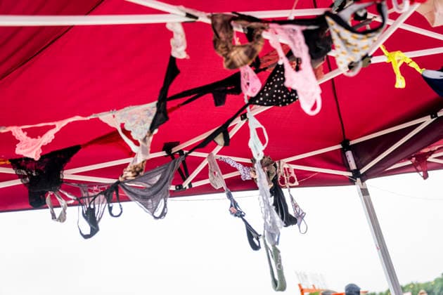 Roskilde Festival 2026 Pavilion decoration at Roskilde Festival, Thursday, July 2, 2026. (Photo: Ida Marie Odgaard Ritzau Scanpix) , Roskilde Denmark *** Roskilde Festival 2026: Pavilion decoration at Roskilde Festival, Thursday, July 2, 2026. Photo by Ida Marie Odgaard, Ritzau Scanpix, Roskilde, Denmark  Copyright: RitzauxScanpix IdaxMariexOdgaardx spdk20260702-152419-L