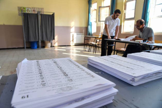 Polling begins in Algeria s 2nd parliamentary elections since 2019 protests ALGIERS, ALGERIA - JULY 2: Voters arrive at a polling station to cast their ballots during the parliamentary elections in the Birkhadem district of the capital Algiers, Algeria on July 2, 2026. More than 24 million registered voters are heading to the polls to choose 407 new members of the National People s Assembly from a pool of nearly 10,000 candidates. Polling stations opened across Algeria on Thursday for the country s second parliamentary elections since the 2019 protest movement that led to the resignation of former President Abdelaziz Bouteflika. State television said polling stations opened at 8 am local time (0700 GMT) in all 69 provinces, with voting sche  Copyright: x2026xAnadoluxHamzaxZaitx