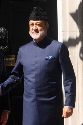 Sultan Of Oman Visit at Downing Street, London, UK - Thursday 2 July 2026 Sultan Of Oman Haitham bin Tariq arrives for a bilateral meeting with British Prime Minister Sir Keir Starmer in Downing Street, London, England, UK on Thursday 2 July, 2026., Credit:Justin Ng Avalon UK, England, London, Downing Street  Copyright: xJustinxNgx xAvalonx 1113967168
