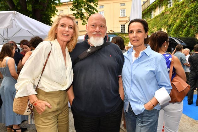 Maria Furtwaengler, Rainer Kaufmann und Desiree Nosbusch beim FFF Bayern Empfang am 2.07.2026 im Rahmen vom Filmfest in Muenchen Maria Furtwaengler, Rainer Kaufmann and Desiree Nosbusch attend the FFF Bayern reception on July 2, 2026 at Praterinsel during the Munich Film Festival in Munich, Germany FFF Empfang beim Filmfest Muenchen *** Maria Furtwaengler, Rainer Kaufmann, and Desiree Nosbusch at the FFF Bayern reception on July 2, 2026, as part of the Munich Film Festival Maria Furtwaengler, Rainer Kaufmann, and Desiree Nosbusch attend the FFF Bayern reception on July 2, 2026 at Praterinsel during the Munich Film Festival in Munich, Germany FFF Reception at the Munich Film Festival 