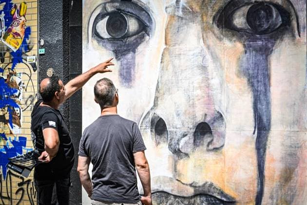 Ausstellung The Urban Skin von Pietro Ruffo und Jan Bauer im Streetart-Museum Urban Nation ** NUR FÜR REDAKTIONELLE ZWECKE ** EDITORIAL USE ONLY **<p>Ausstellung The Urban Skin von Pietro Ruffo und Jan Bauer im Streetart-Museum Urban Nation, fotografiert am 02.07.2026 in Berlin Berlin Berlin Berlin Copyright: MaurizioxGambarini *** Exhibition The Urban Skin by Pietro Ruffo and Jan Bauer at the Street Art Museum Urban Nation ** FOR EDITORIAL USE ONLY ** EDITORIAL USE ONLY ** p Exhibition The Urban Skin by Pietro Ruffo and Jan Bauer at the Urban Nation Street Art Museum, photographed on July 2, 2026, in Berlin Berlin Berlin Berlin Copyright MaurizioxGambarini Copyright: MaurizioxGambarini doc86jkui9ahbmy2bdtewm ,EDITORIAL USE ONLY